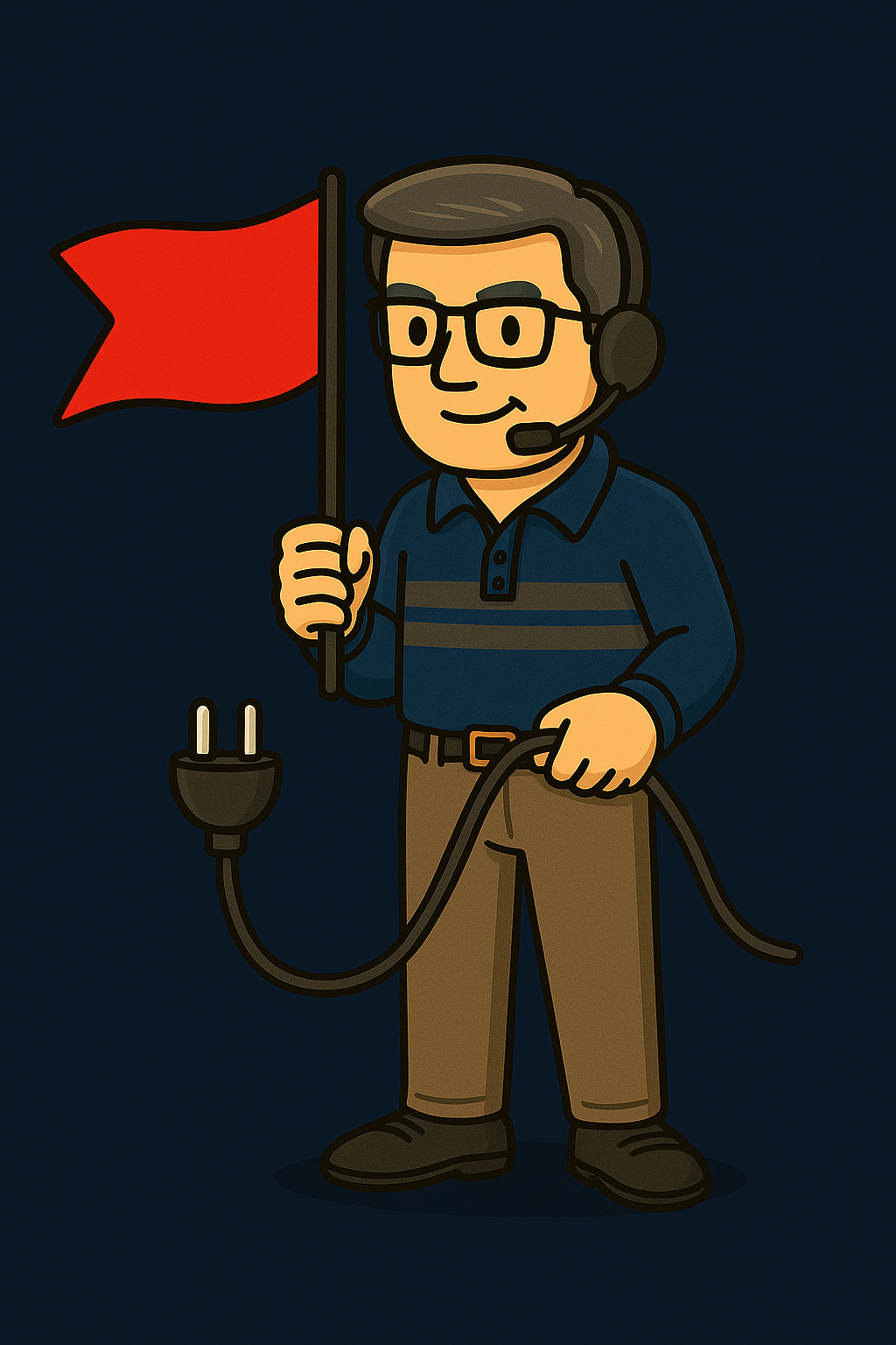 Red-Flag Ronnie unplugged something again